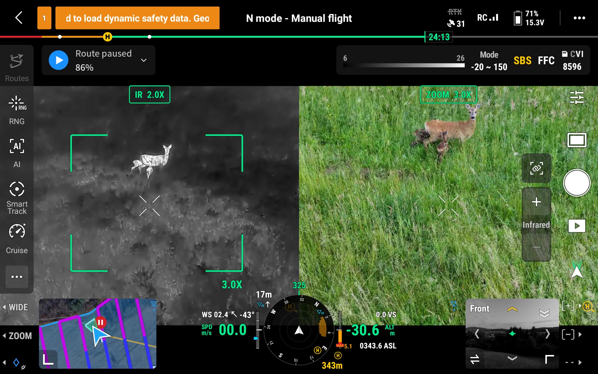 Dotace na drony pro myslivce - vyhledávání srnčat pomocí dronu s termokamerou před senosečí